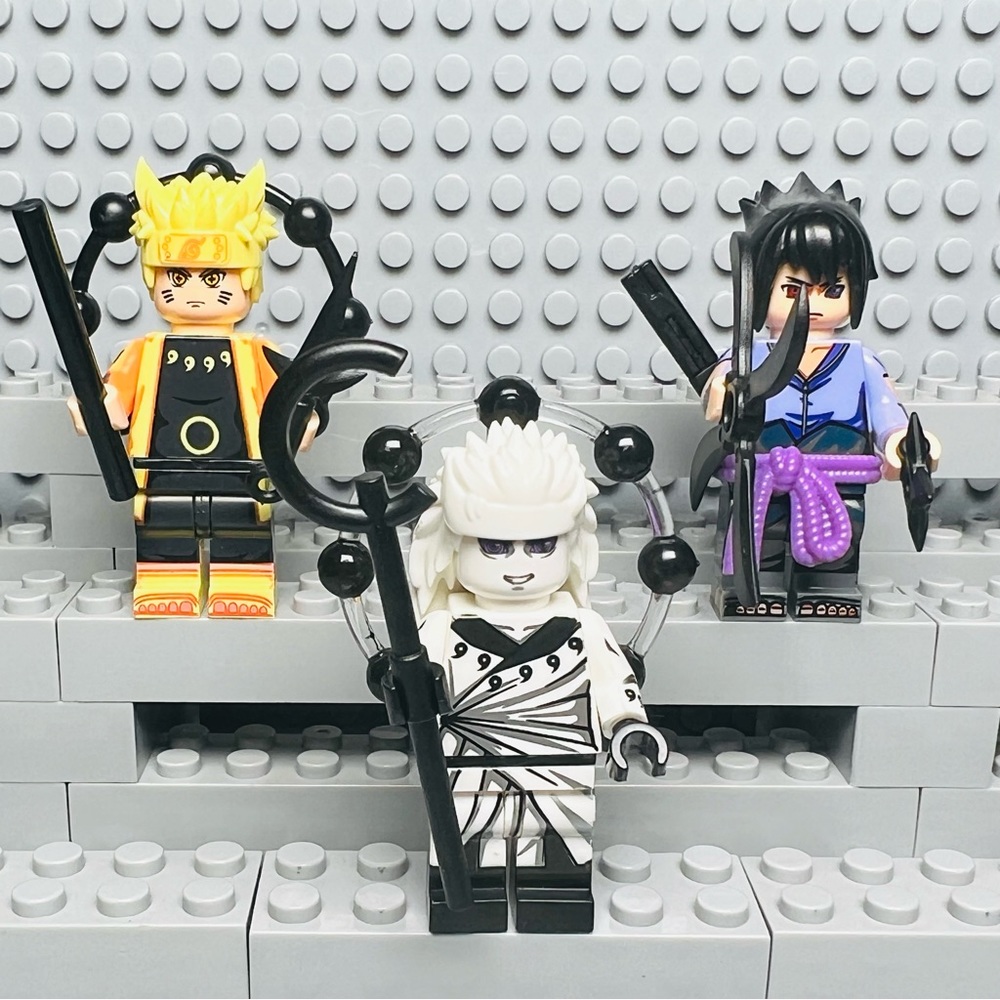 Naruto Custom Minifigures Lot of 3